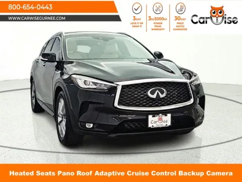 Black 2021 INFINITI QX50 LUXE for sale in Gurnee, IL