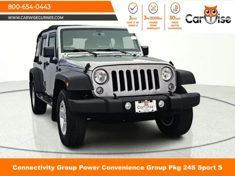 Silver 2018 Jeep Wrangler JK Unlimited Sport for sale in Gurnee, IL