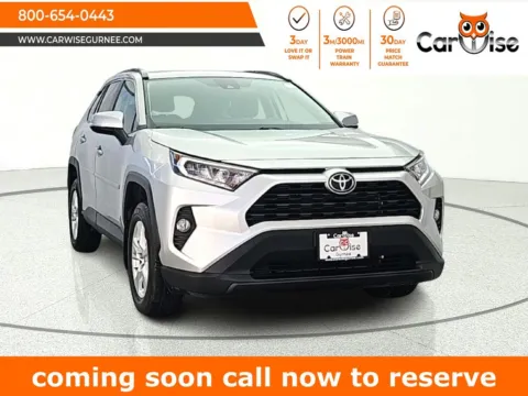 Silver 2021 Toyota RAV4 XLE for sale in Gurnee, IL