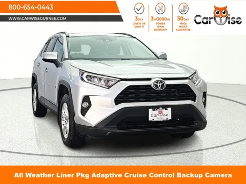 Silver 2021 Toyota RAV4 XLE for sale in Gurnee, IL