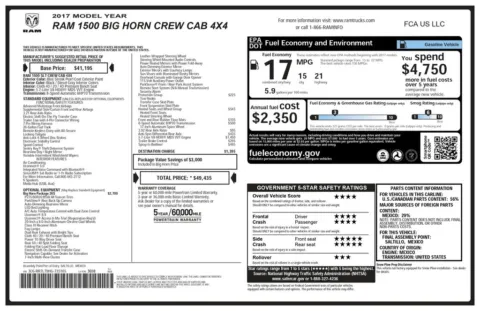 Another view of 2017 Ram 1500 Big Horn for sale in Gurnee, IL at CarWise Gurnee