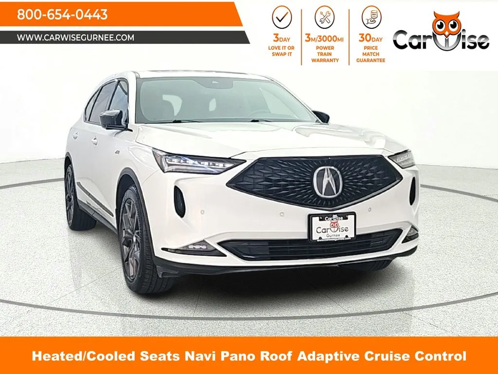 White 2022 Acura MDX A-Spec for sale in Gurnee, IL
