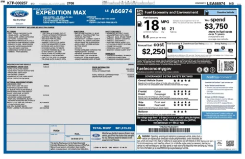 Another view of 2020 Ford Expedition Max Limited for sale in Gurnee, IL at CarWise Gurnee