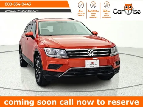 Orange 2019 Volkswagen Tiguan 2.0T SE for sale in Gurnee, IL