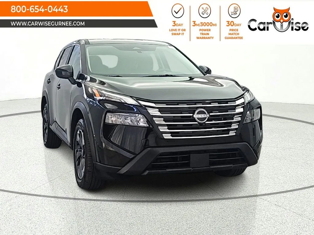 Black 2025 Nissan Rogue SV for sale in Gurnee, IL