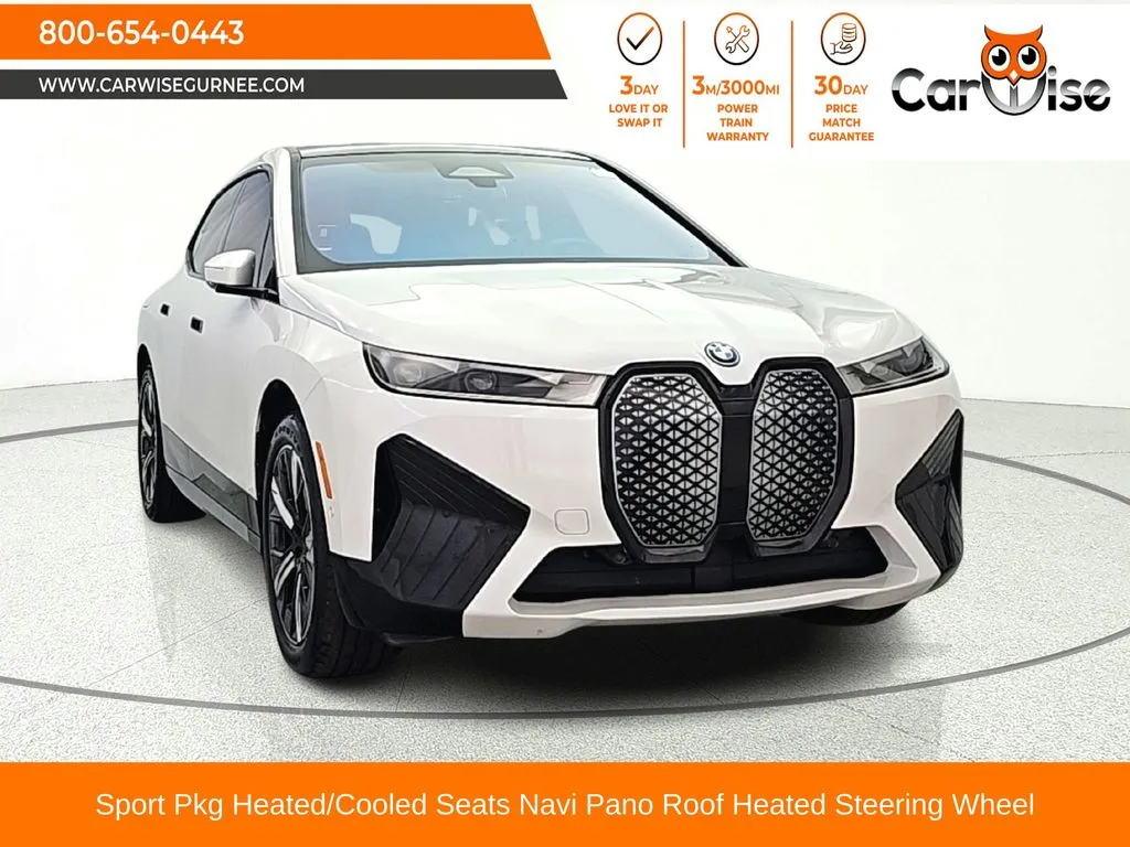White 2023 BMW iX xDrive50 for sale in Gurnee, IL