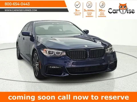 Blue 2020 BMW 5 Series 540i xDrive for sale in Gurnee, IL