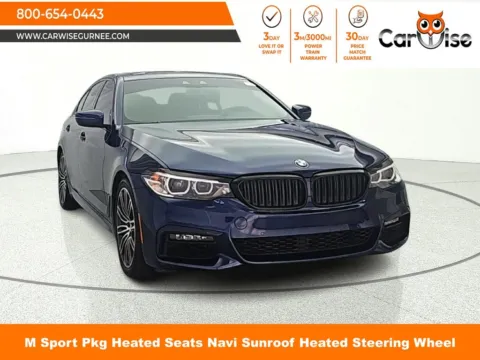 Blue 2020 BMW 5 Series 540i xDrive for sale in Gurnee, IL