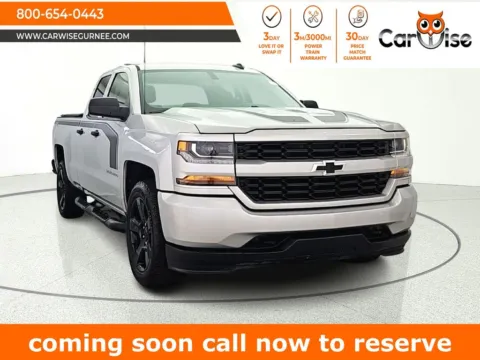 Silver 2018 Chevrolet Silverado 1500 Custom for sale in Gurnee, IL