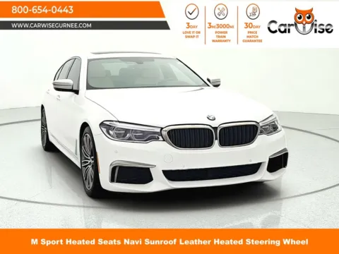 White 2018 BMW 5 Series M550i xDrive for sale in Gurnee, IL