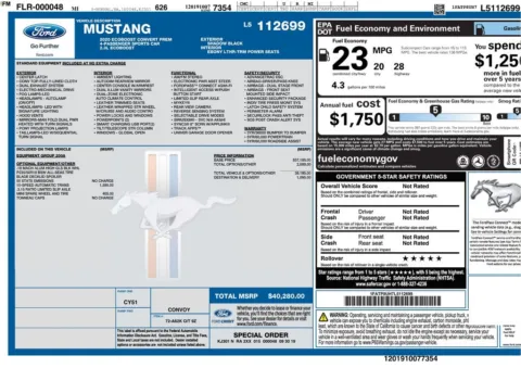 Another view of 2020 Ford Mustang EcoBoost Premium for sale in Gurnee, IL at CarWise Gurnee