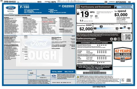 Another view of 2019 Ford F-150 Platinum for sale in Gurnee, IL at CarWise Gurnee