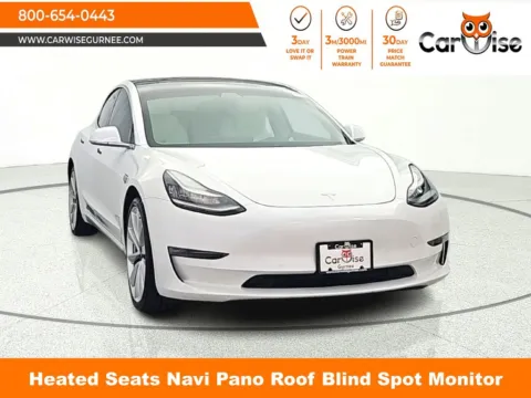 White 2019 Tesla Model 3 Long Range for sale in Gurnee, IL