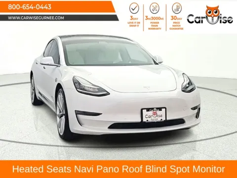 White 2019 Tesla Model 3 Long Range for sale in Gurnee, IL