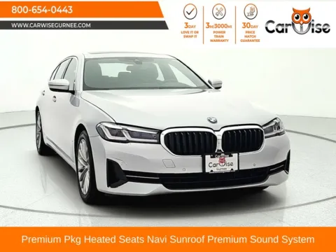 Silver 2021 BMW 5 Series 530i xDrive for sale in Gurnee, IL