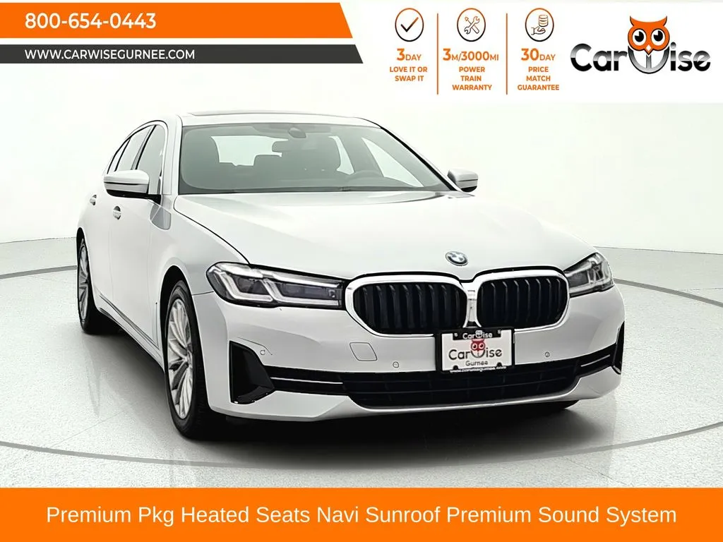 Silver 2021 BMW 5 Series 530i xDrive for sale in Gurnee, IL