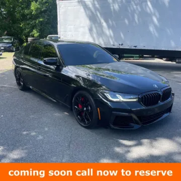 Black 2021 BMW 5 Series M550i xDrive for sale in Gurnee, IL