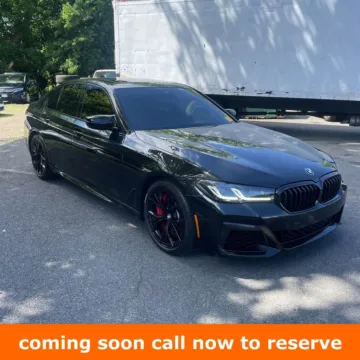 Black 2021 BMW 5 Series M550i xDrive for sale in Gurnee, IL