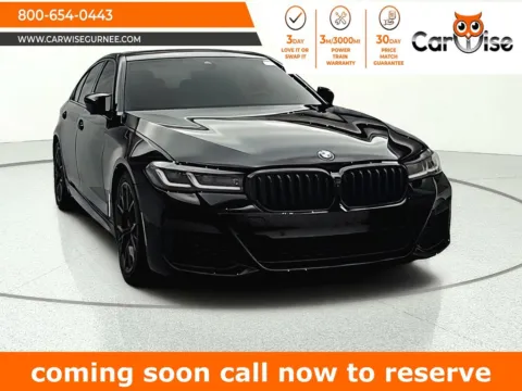 Black 2021 BMW 5 Series M550i xDrive for sale in Gurnee, IL