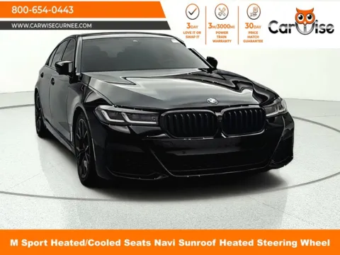 Black 2021 BMW 5 Series M550i xDrive for sale in Gurnee, IL