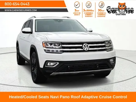 White 2019 Volkswagen Atlas SEL Premium for sale in Gurnee, IL