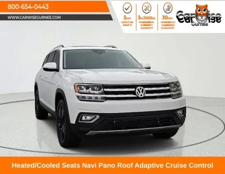 White 2019 Volkswagen Atlas SEL Premium for sale in Gurnee, IL