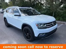White 2019 Volkswagen Atlas SEL Premium for sale in Gurnee, IL