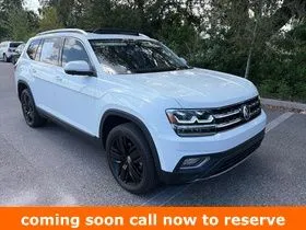 White 2019 Volkswagen Atlas SEL Premium for sale in Gurnee, IL