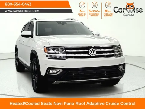 White 2019 Volkswagen Atlas SEL Premium for sale in Gurnee, IL