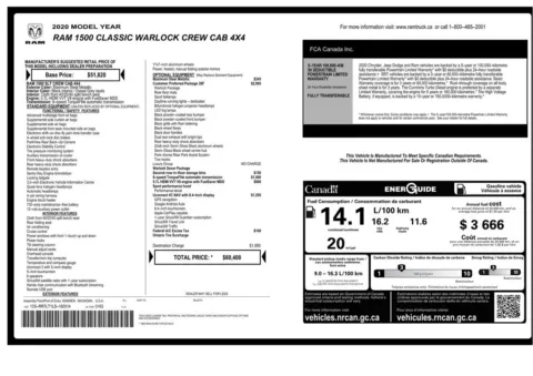 Another view of 2020 Ram 1500 Classic Warlock for sale in Gurnee, IL at CarWise Gurnee