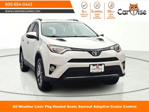 White 2018 Toyota RAV4 Limited for sale in Gurnee, IL