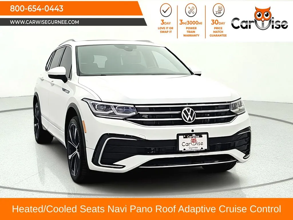 White 2022 Volkswagen Tiguan 2.0T SEL R-Line for sale in Gurnee, IL