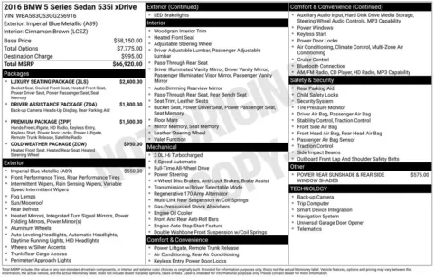 Another view of 2016 BMW 5 Series 535i xDrive for sale in Gurnee, IL at CarWise Gurnee