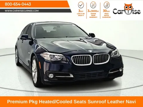 Blue 2016 BMW 5 Series 535i xDrive for sale in Gurnee, IL