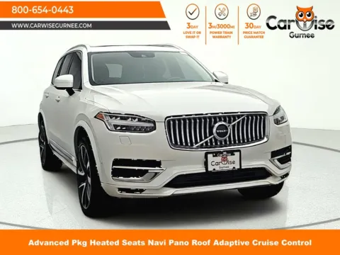 White 2021 Volvo XC90 Recharge Plug-In Hybrid T8 Inscription Expression 7 Passenger for sale in Gurnee, IL