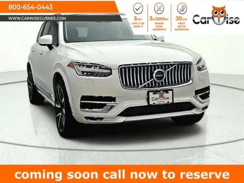 White 2021 Volvo XC90 Recharge Plug-In Hybrid T8 Inscription Expression 7 Passenger for sale in Gurnee, IL