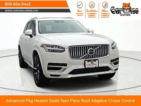 White 2021 Volvo XC90 Recharge Plug-In Hybrid T8 Inscription Expression 7 Passenger for sale in Gurnee, IL