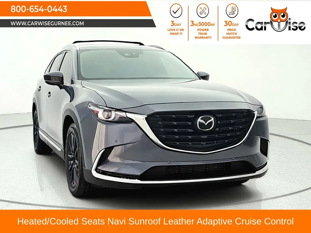 Gray 2022 Mazda CX-9 Carbon Edition for sale in Gurnee, IL