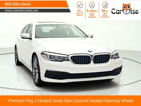 White 2019 BMW 5 Series 530e xDrive iPerformance for sale in Gurnee, IL