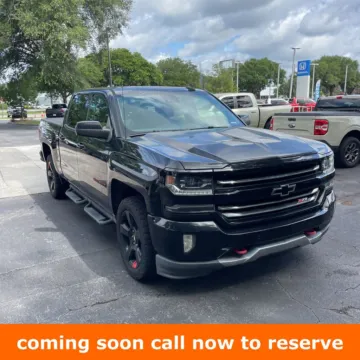 Black 2017 Chevrolet Silverado 1500 LTZ for sale in Gurnee, IL