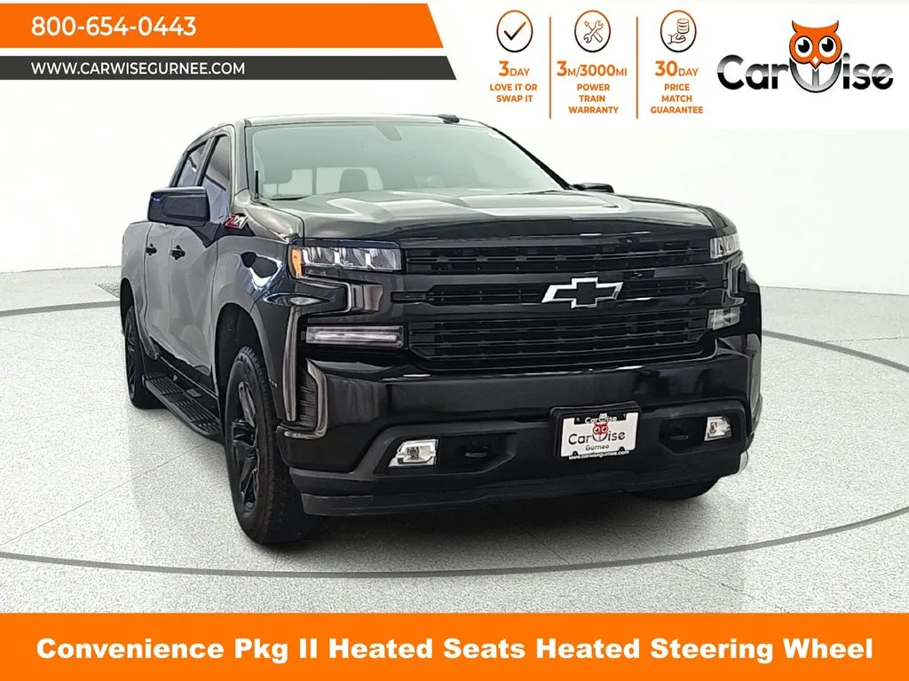 Black 2022 Chevrolet Silverado 1500 LTD RST for sale in Gurnee, IL