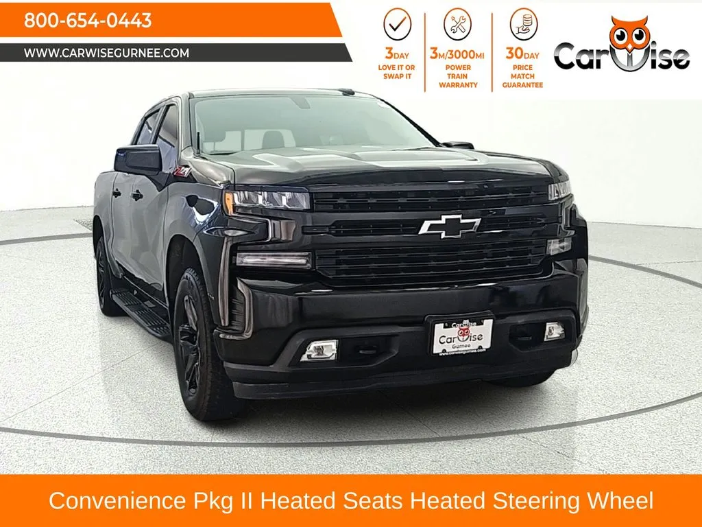 Black 2022 Chevrolet Silverado 1500 LTD RST for sale in Gurnee, IL