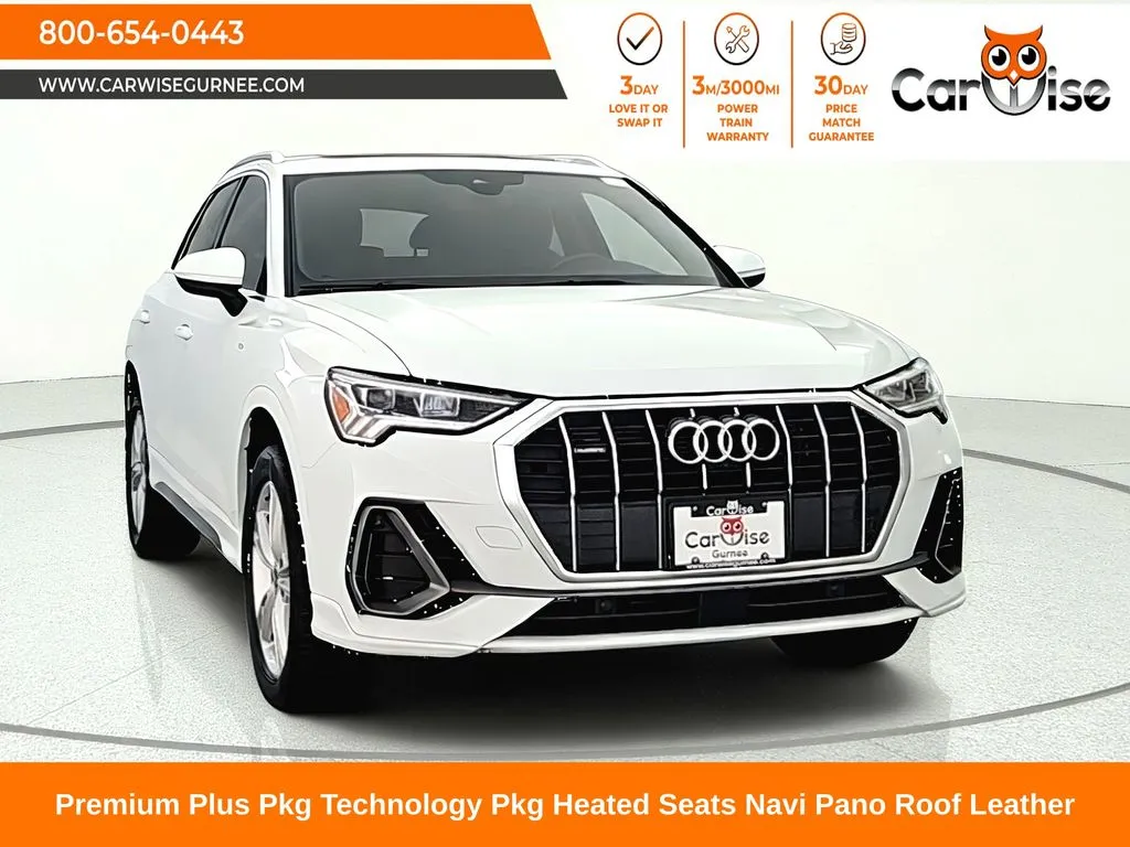 White 2022 Audi Q3 Premium Plus for sale in Gurnee, IL