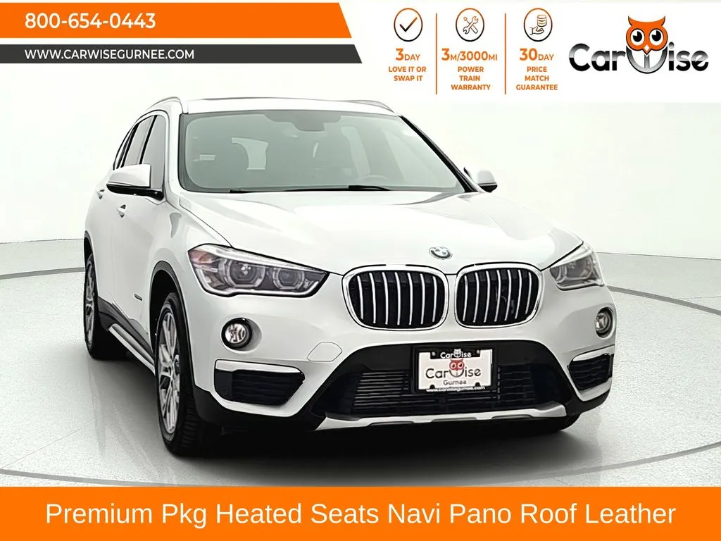 Silver 2017 BMW X1 xDrive28i for sale in Gurnee, IL