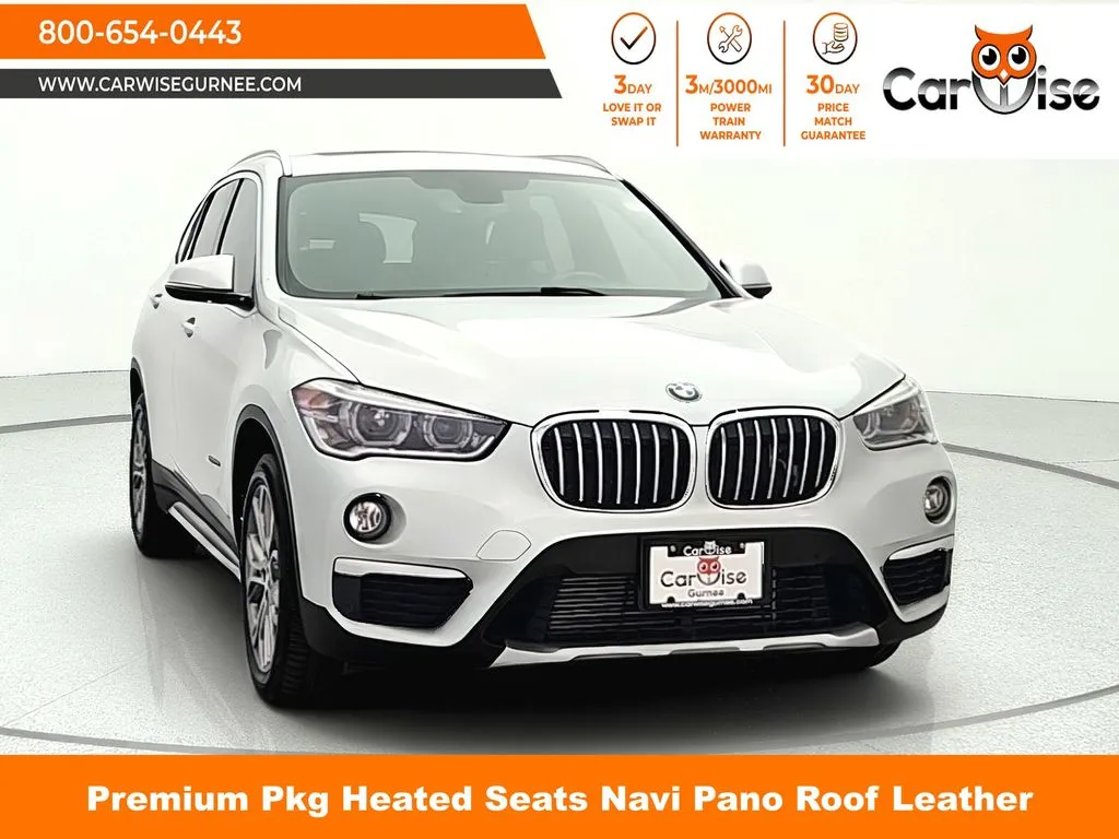 Silver 2017 BMW X1 xDrive28i for sale in Gurnee, IL