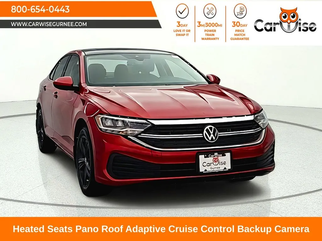 Red 2023 Volkswagen Jetta 1.5T SE for sale in Gurnee, IL