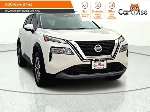 White 2021 Nissan Rogue SV for sale in Gurnee, IL