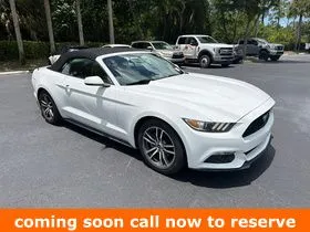White 2016 Ford Mustang EcoBoost Premium for sale in Gurnee, IL