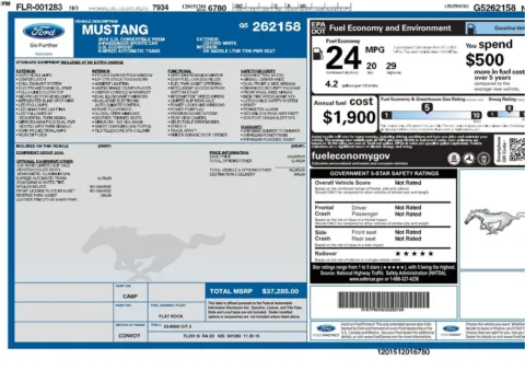 Another view of 2016 Ford Mustang EcoBoost Premium for sale in Gurnee, IL at CarWise Gurnee