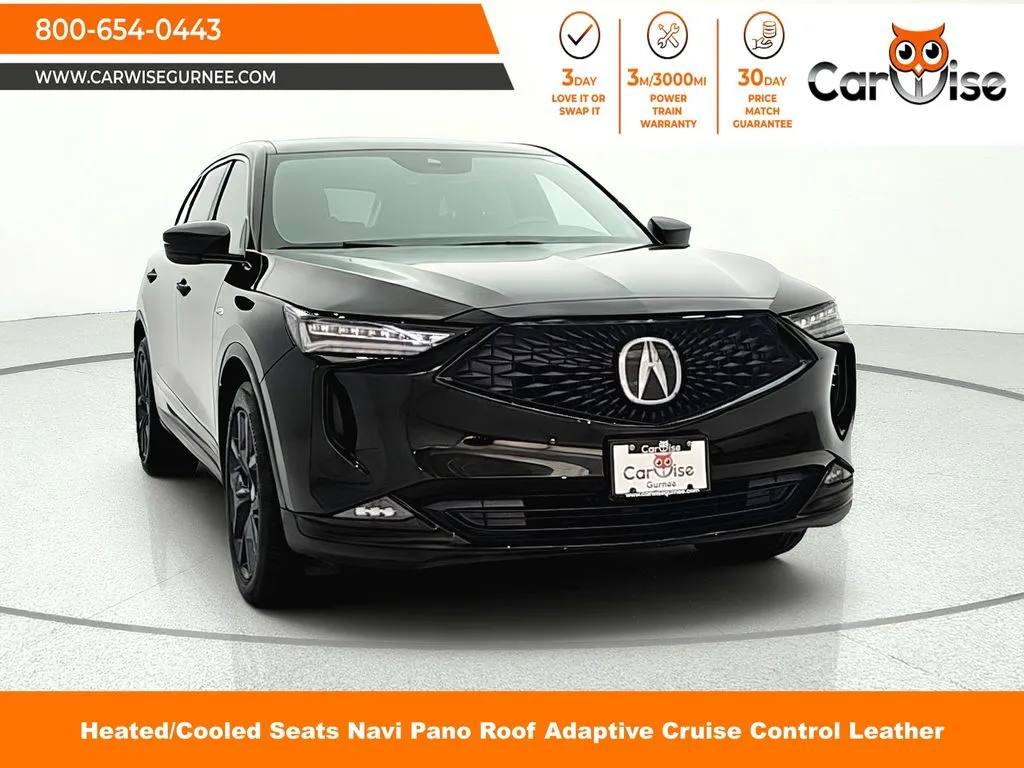 Black 2022 Acura MDX A-Spec for sale in Gurnee, IL
